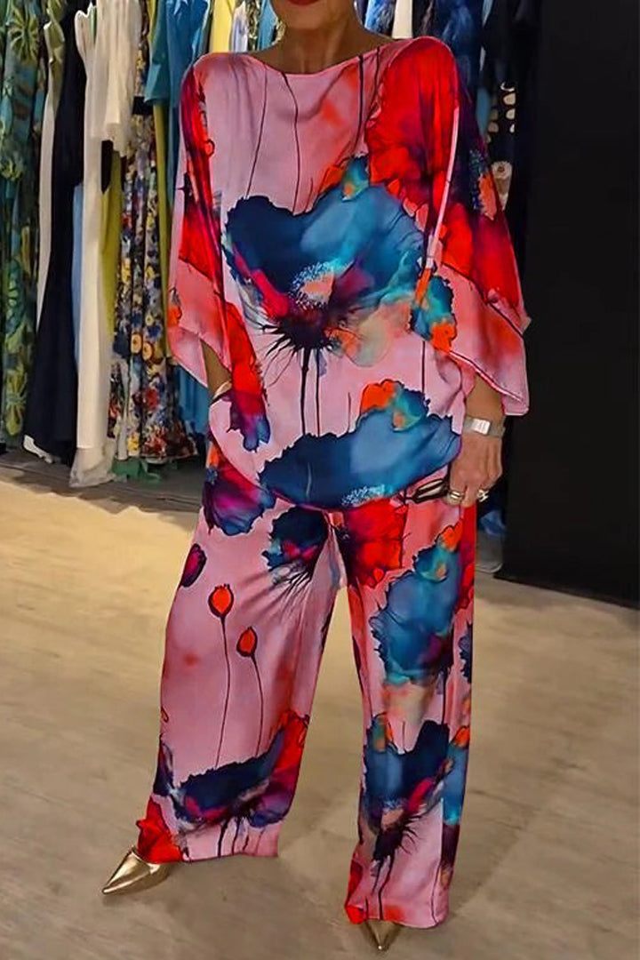 Emmarie - Elegant Printed Ensemble