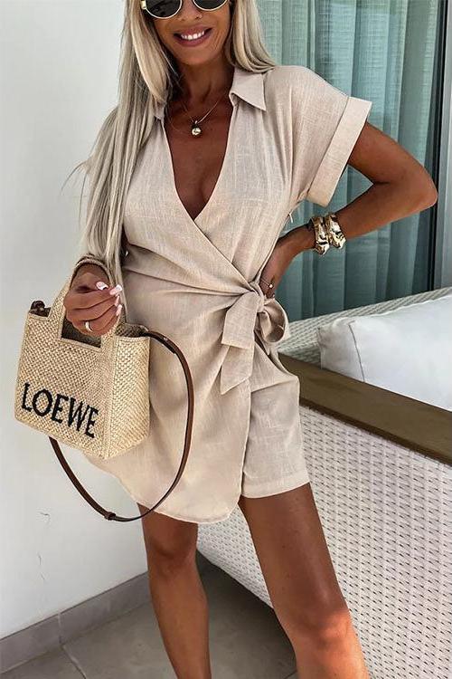 Talie - Elegant Wrap Jumpsuit