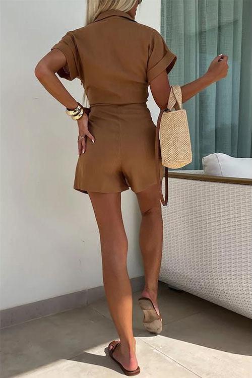 Talie - Elegant Wrap Jumpsuit