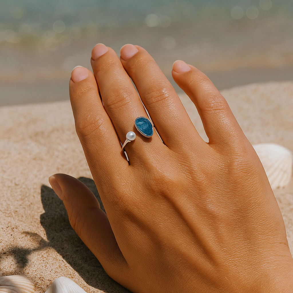 Seaside Sophistication Pearl Ring