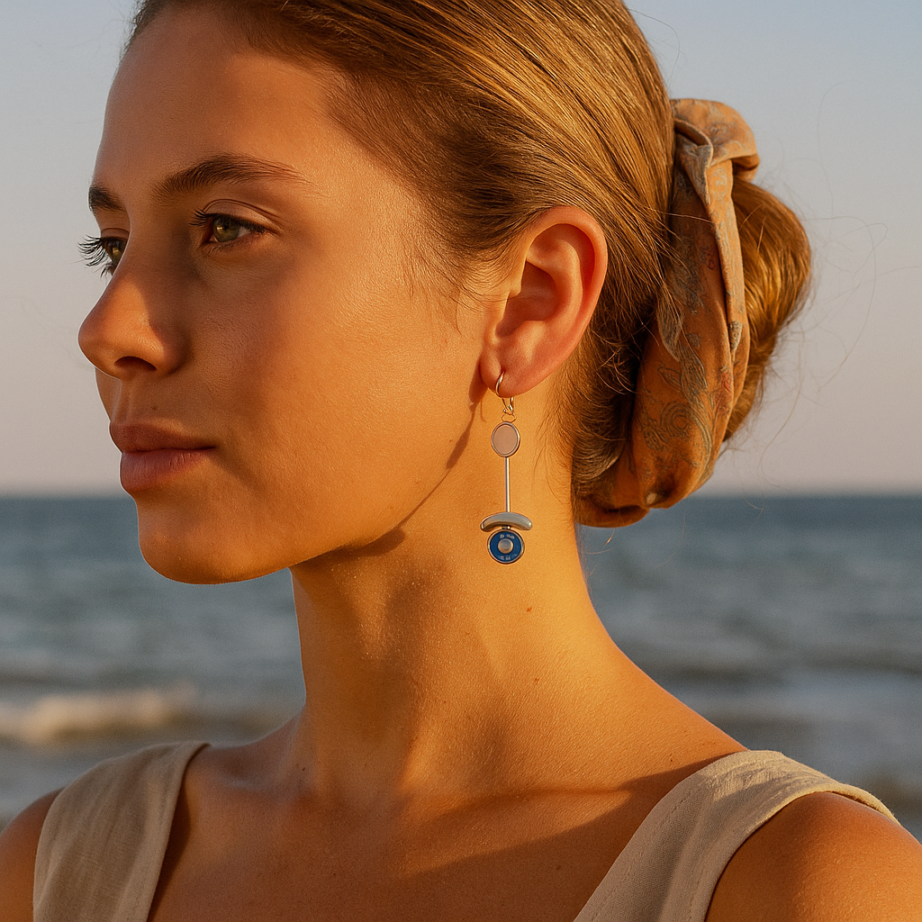 Delightful Blue Earrings