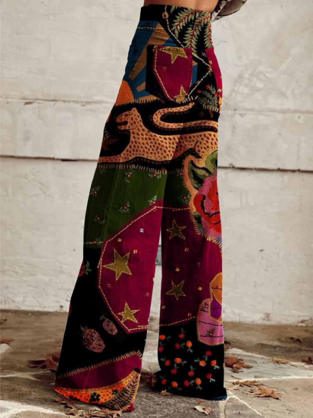 Léna - Retro Bohemian Trousers
