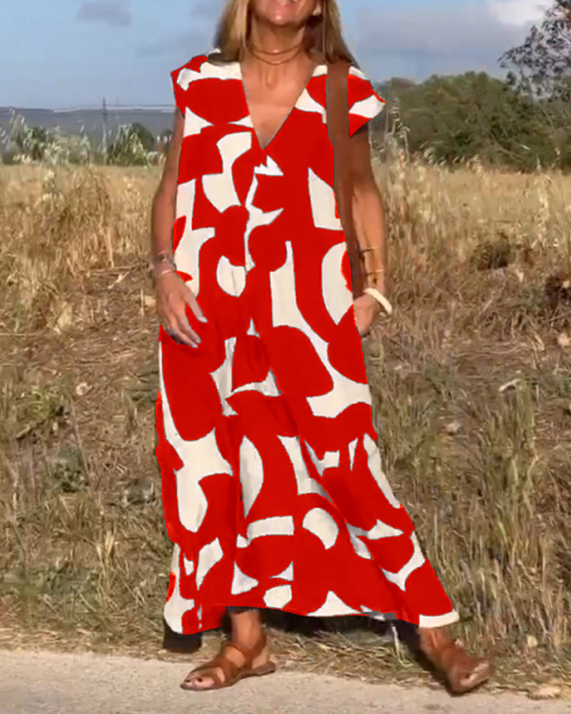 Kendall - Relaxed Abstract Dress