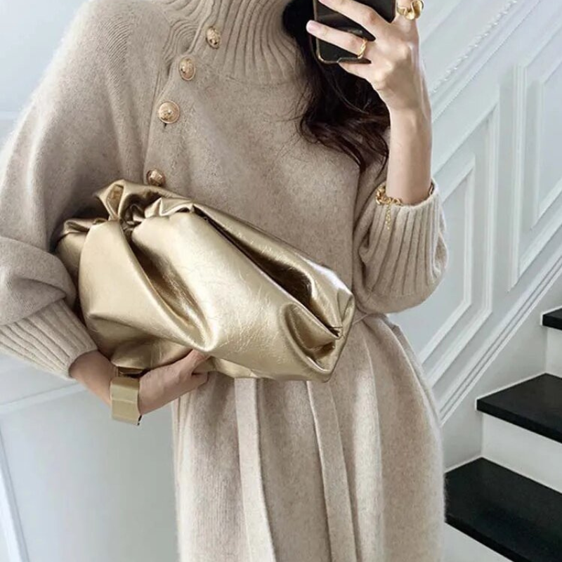 Evelia - Cozy Wrap Dress