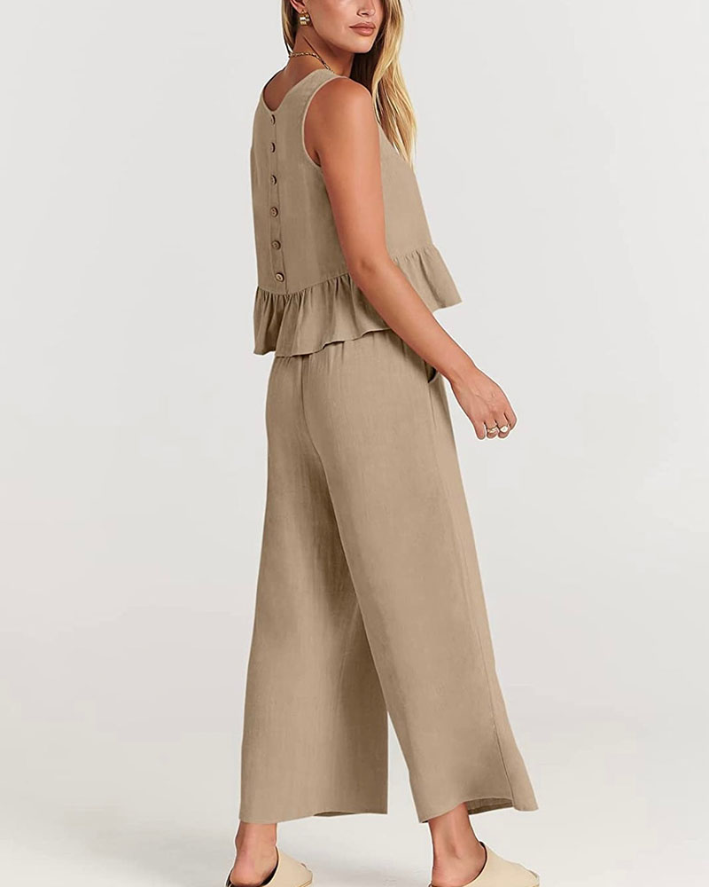 Roxanne - Chic Ruffled Set
