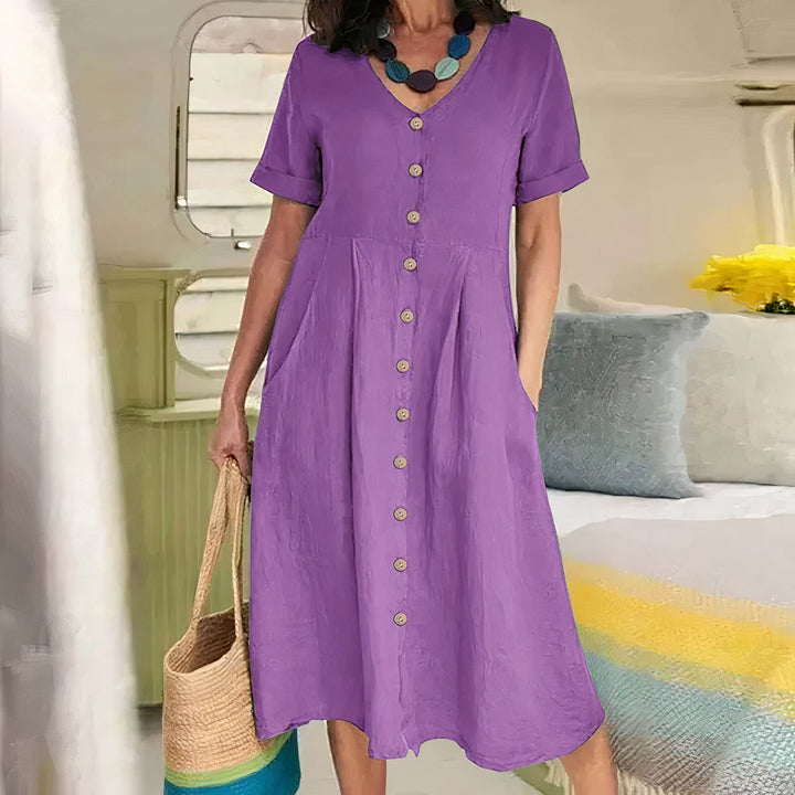 Briar - Effortless Buttoned Dress
