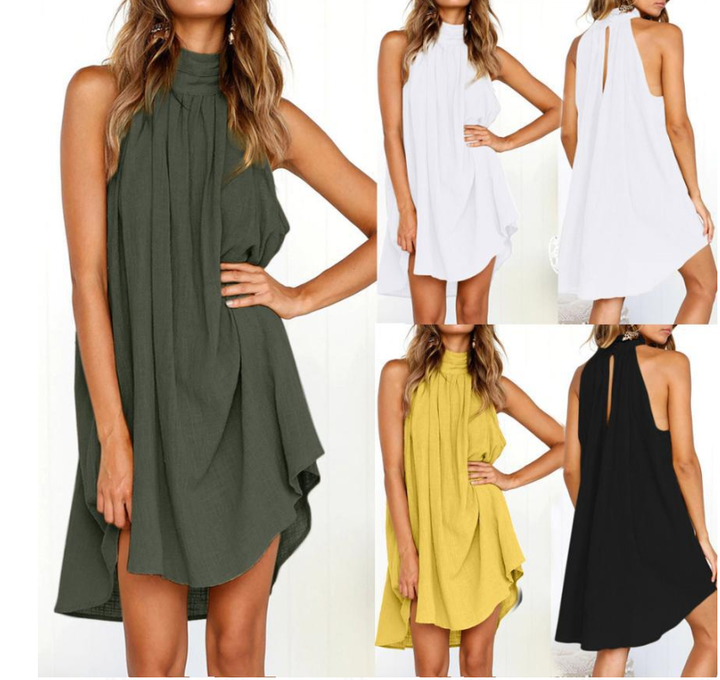 Gyneth - Chic Halter Dress