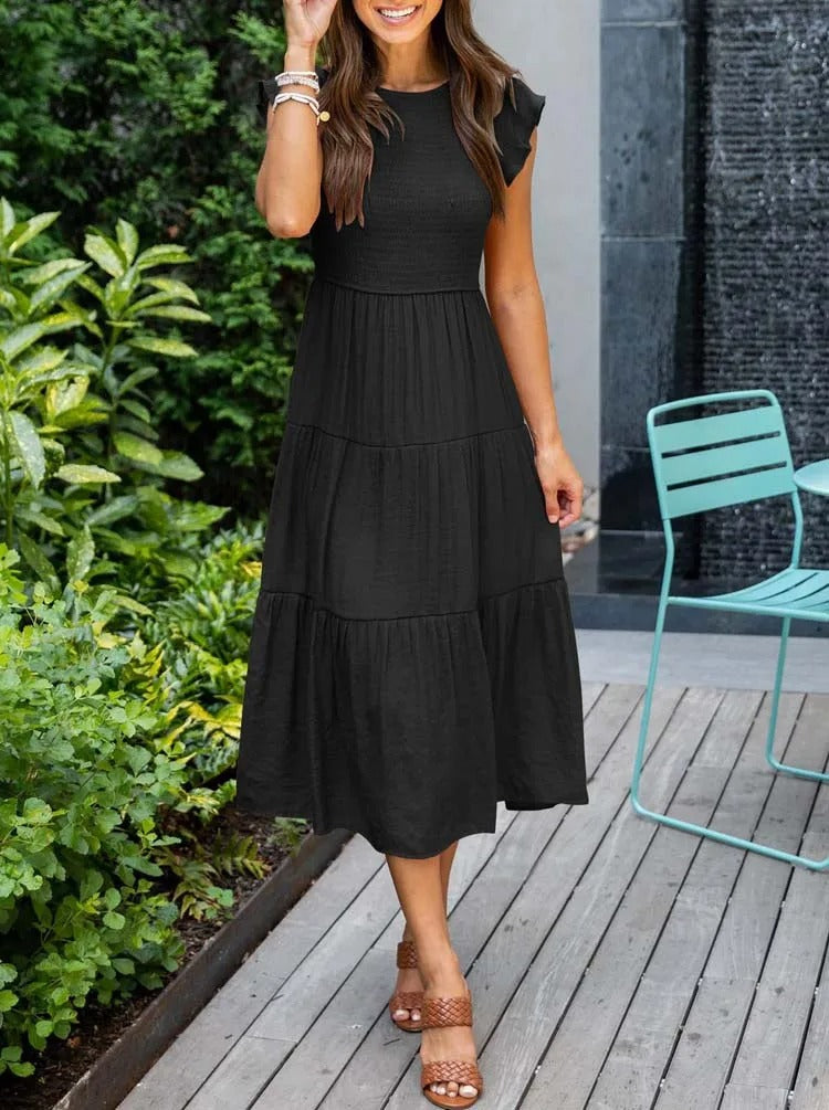 Marlene - Elegant Dress with Tummy Coverage