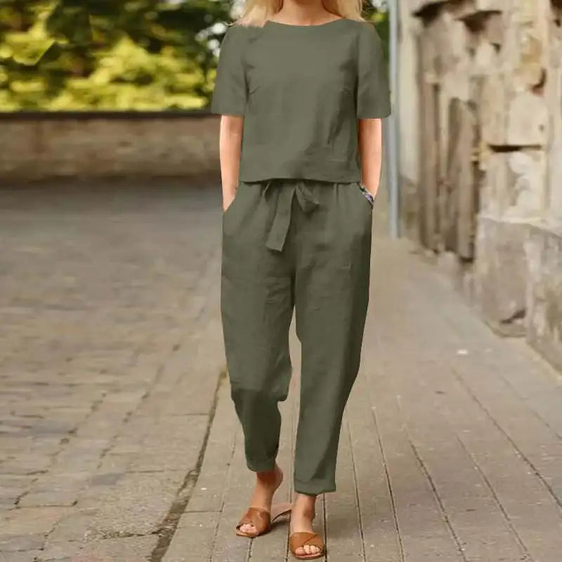 Chic Two-Piece Lounge Set by Charm