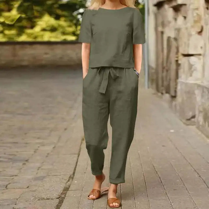 Chic Two-Piece Lounge Set by Charm