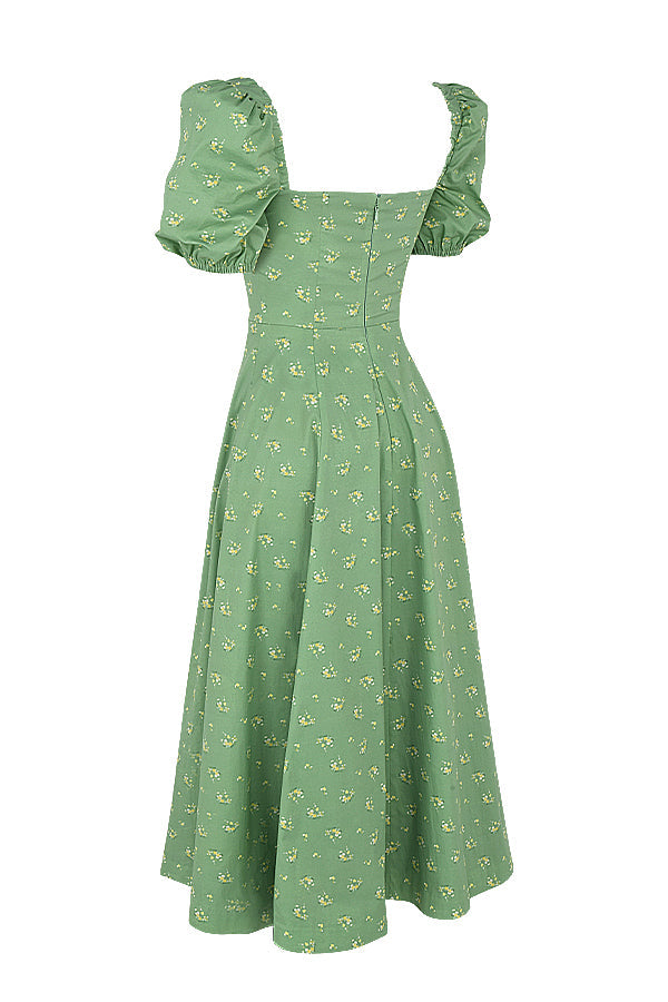 Aviana - Bloom Puff Sleeve Dress