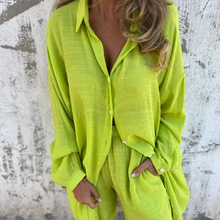 Lyrie - Casual Polo Ensemble